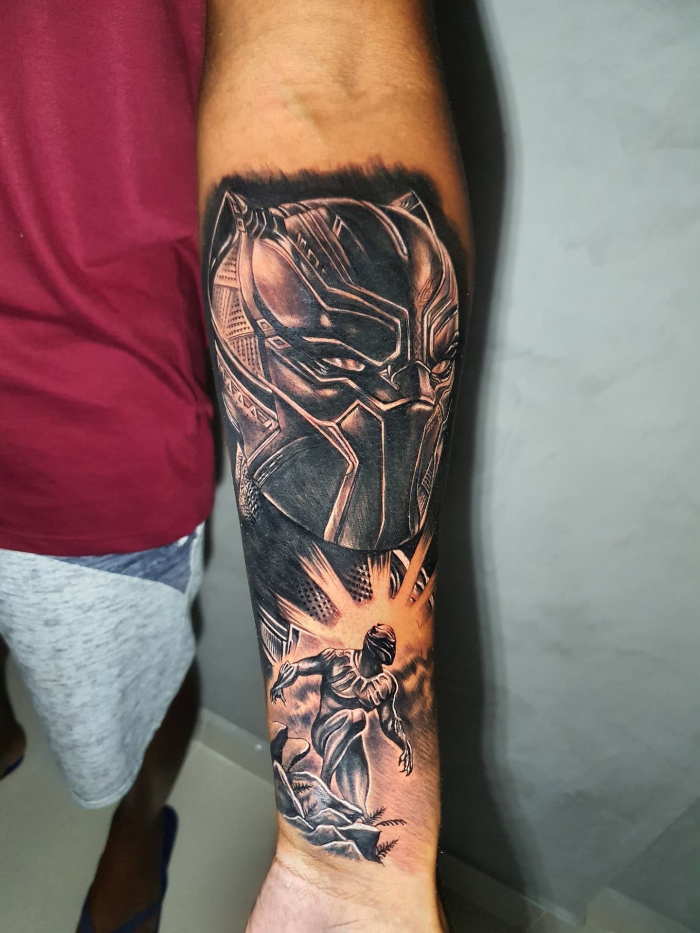 Pantera Negra — Realismo geek no antebraço, por Luiz Henrique